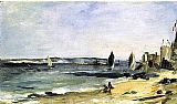 Edouard Manet Wall Art - Seascape at Arcachon